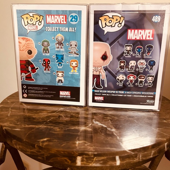 Funko Pop! Marvel Deadpool #29 & Wade Wilson Weapon XI #489 PX Previews Exclusi… - Picture 3 of 6